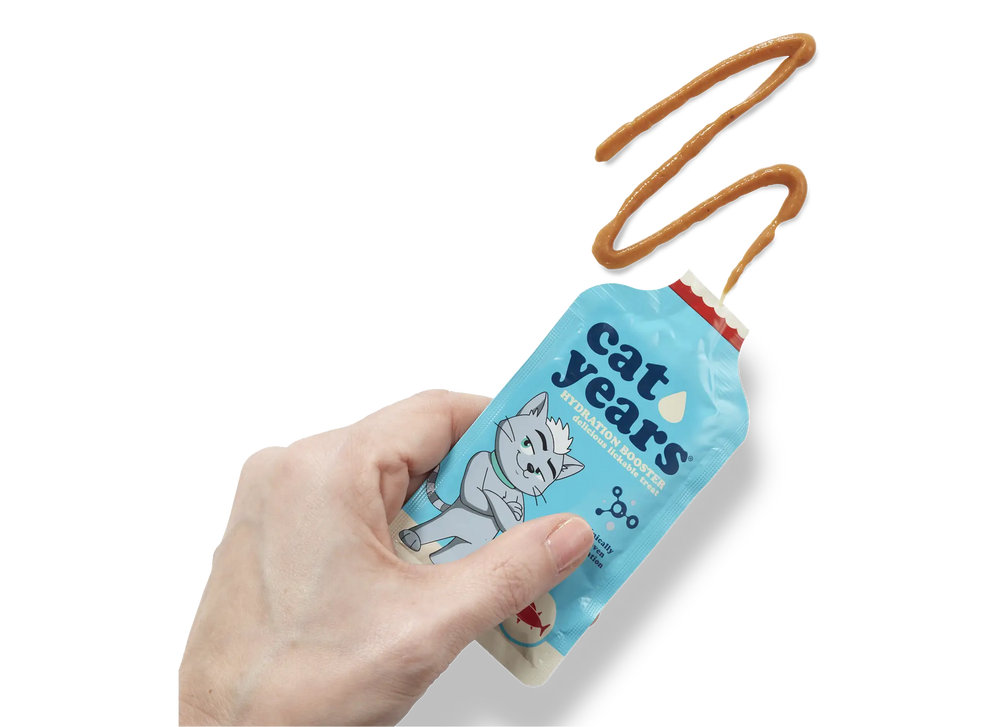 your cat has a drinking problem. <em>until now.</em>
